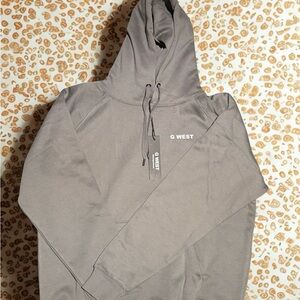 G-West Grey Graphic Hoodie ( S )